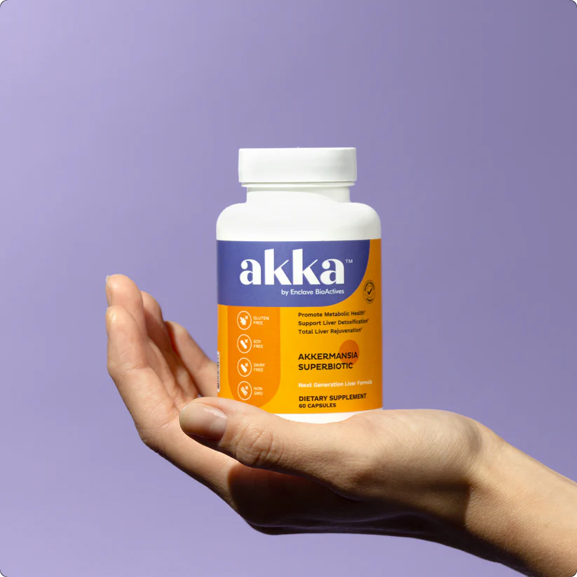 AKKA - Akkermansia Probiotic Liver Cleanse Detox & Repair - Liver Health Supplement for Energy, Digestion & Metabolism with Akkermansia Muciniphila (AKKA Superbiotics), Non-GMO, Gluten-Free, 60 Caps