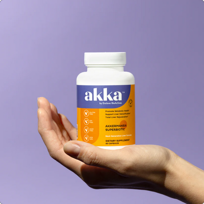 AKKA - Akkermansia Probiotic Liver Cleanse Detox & Repair - Liver Health Supplement for Energy, Digestion & Metabolism with Akkermansia Muciniphila (AKKA Superbiotics), Non-GMO, Gluten-Free, 60 Caps